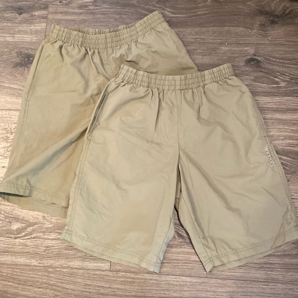 Rebook Men’s khaki performance shorts